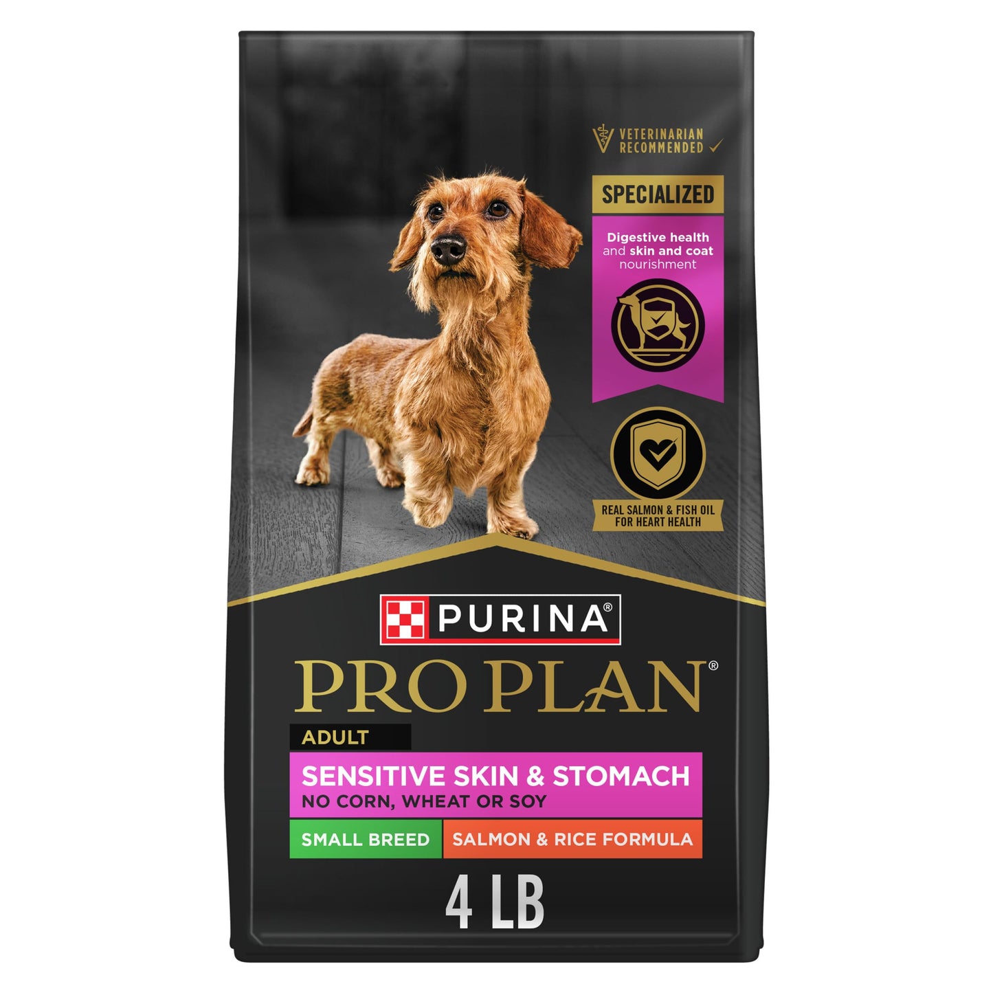 Purina Pro Plan Sensitive Skin & Stomach Small Breed Dry Dog Food, Salmon - 1.81 kg Bag 🍁 All In One Marketplace Canada