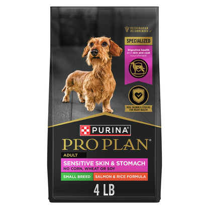 Purina Pro Plan Sensitive Skin & Stomach Small Breed Dry Dog Food, Salmon - 1.81 kg Bag 🍁 All In One Marketplace Canada