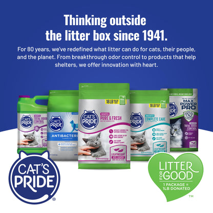 Cat's Pride Fresh and Light Premium Clumping Fragrance Free Scoopable Cat Litter Jug, 15-Pound Cat's Pride