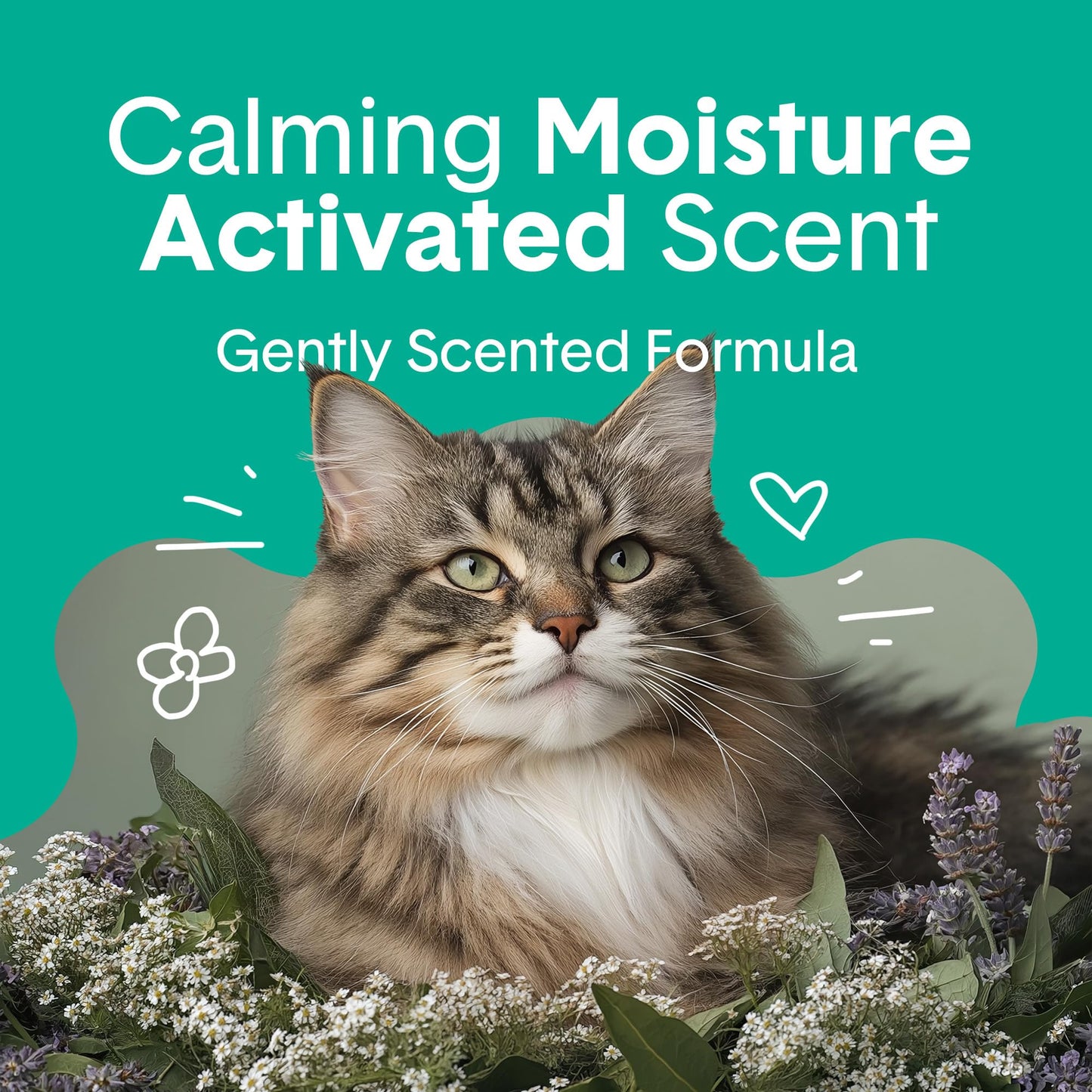 Boxie Premium Gently Scented Cat Litter 30 Day Odor Control Clumping Clay Kitty Litter, 99.9% Dust-Free, No Fillers, 28 lb
