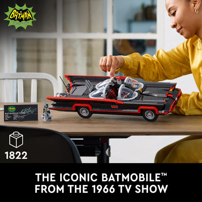 LEGO DC Batman: The Classic TV Series Batmobile, DC Collectible Car, Building Set Inspired by The 1966 Television Show’s Classic Batmobile, Creative DC Gift for Adults and Super Hero Fans, 76328