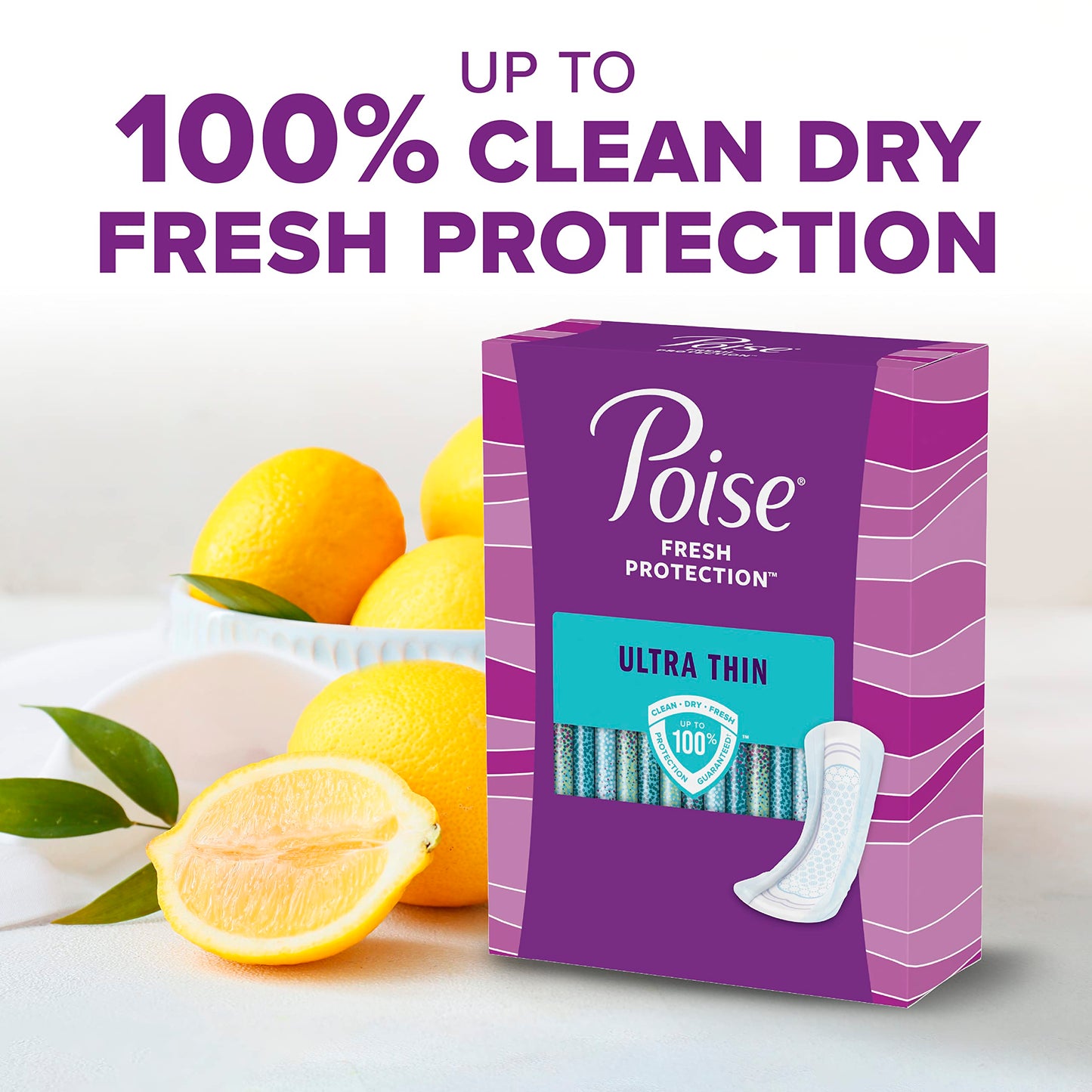 Poise Ultra Thin Incontinence Pads & Postpartum Incontinence Pads, 5 Drop Maximum Absorbency, Long Length, 60 Count 🍁 All In One Marketplace Canada