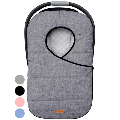 liuliuby Winter Carseat Covers for Baby | Infant Car Seat Cover Baby | Doona Accessories | Warm & Thick Fleece Canopy for Infant & New Born Cold Weather (Gray) 🍁 All In One Marketplace Canada