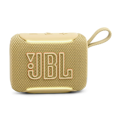 JBL Go 5 - Ultra-Portable Waterproof & Drop-Proof Speaker with JBL Legendary Sound & Ambient Edge Lighting, AirTouch Instant Stereo Pairing or Link Multiple Compatible Speakers via Auracast™ (Yellow)