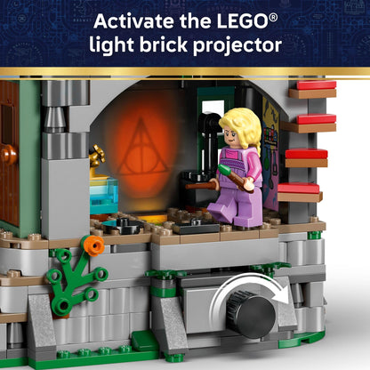 LEGO Harry Potter Luna Lovegood’s House Building Toy for Girls & Boys - Pretend Play & Display Book Shelf or Bedroom Decor for Kids, Ages 10+ - W/Luna's Hare Patronus - Gift Idea for Birthdays - 76467 LEGO