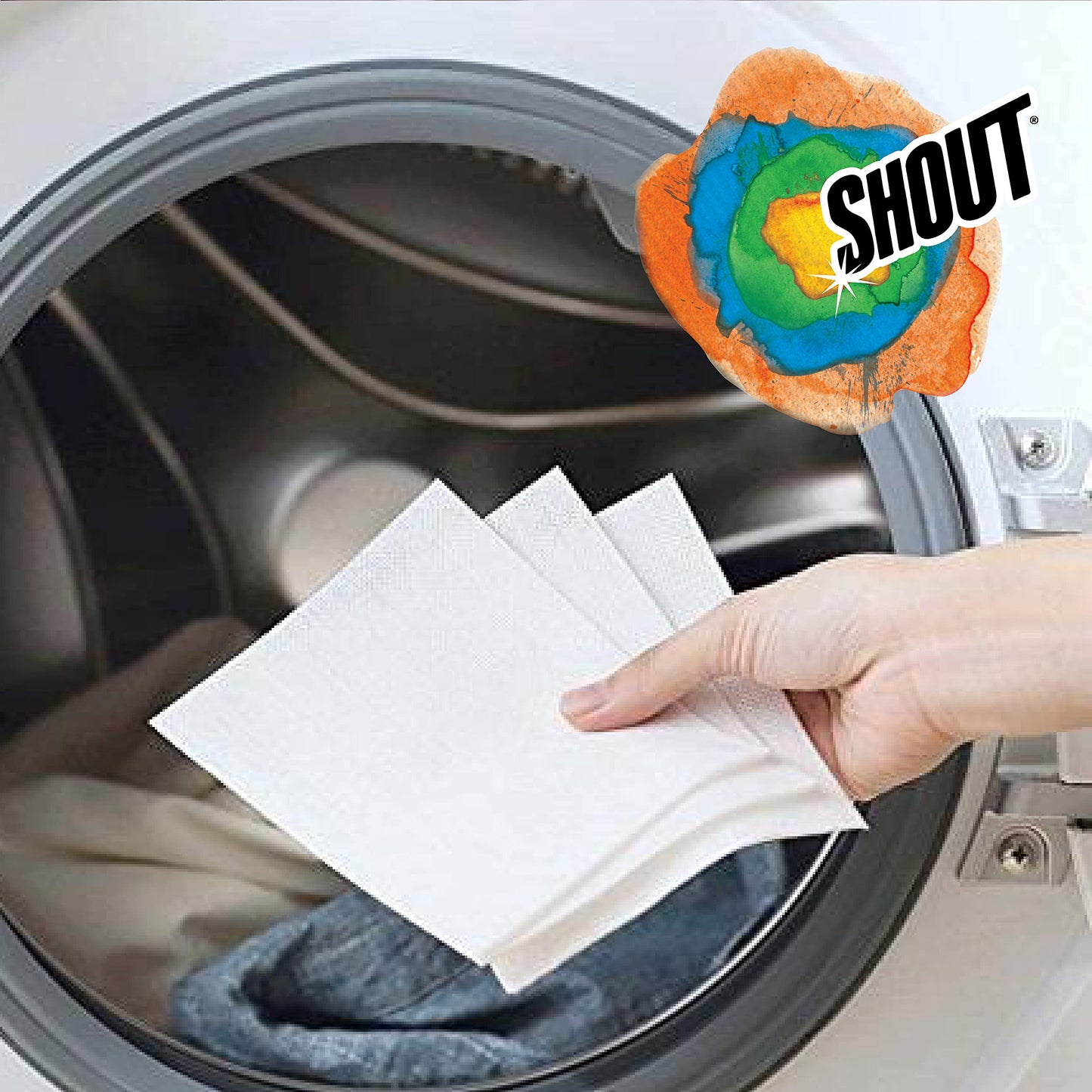 Shout Colour Catcher Dye-Trapping Sheets for Laundry, Allow Mixed Washes, Prevent Color Runs and Maintain Original Clothing, 72 Count - Available at All In One Marketplace Canada