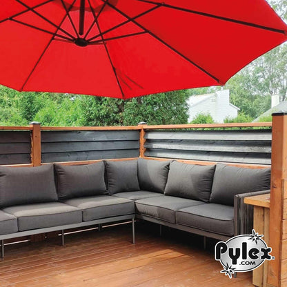 Pylex 11060 Deck Sunblind System, Black Pylex