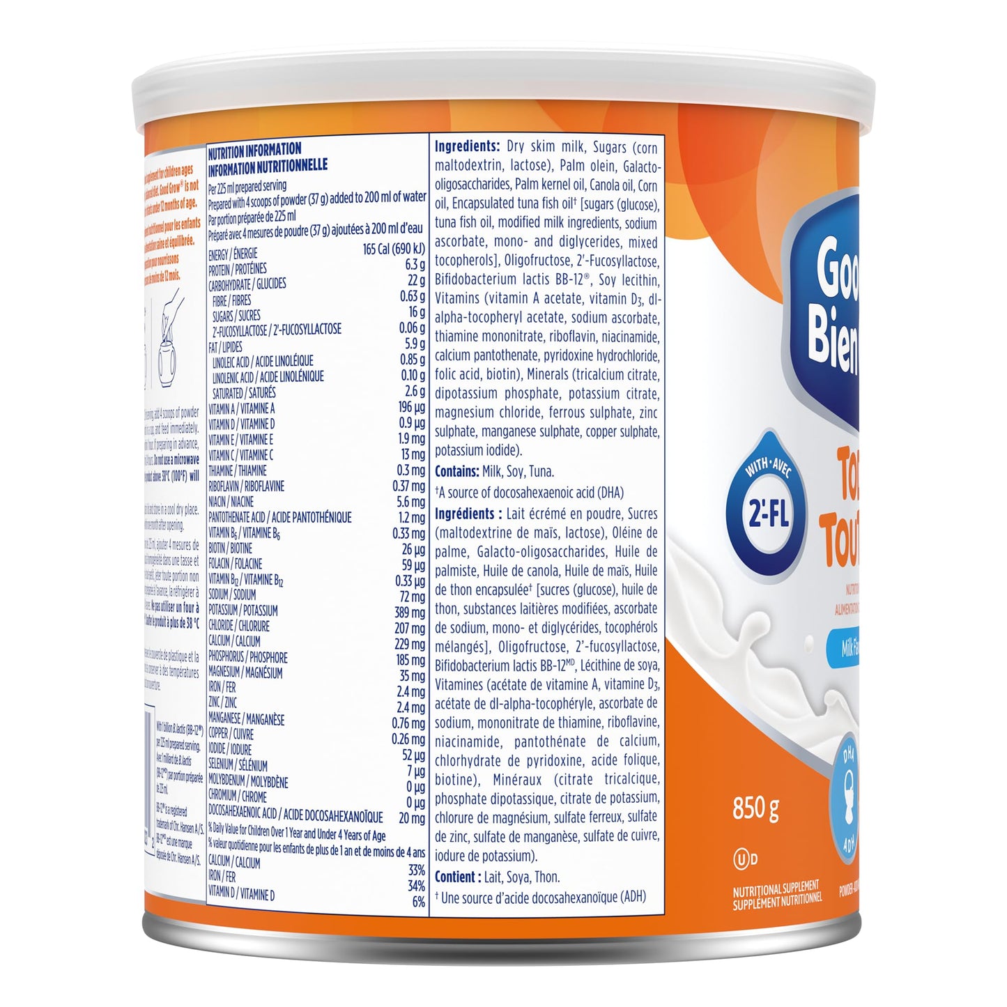 GOOD START Stage 3 Toddler Nutritional Drink, 12+ Months, Milk Flavor, 850g