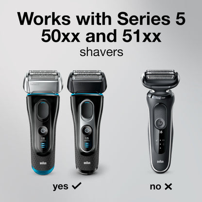 Braun Series 5 52S Electric Shaver Head Replacement Cassette – Silver