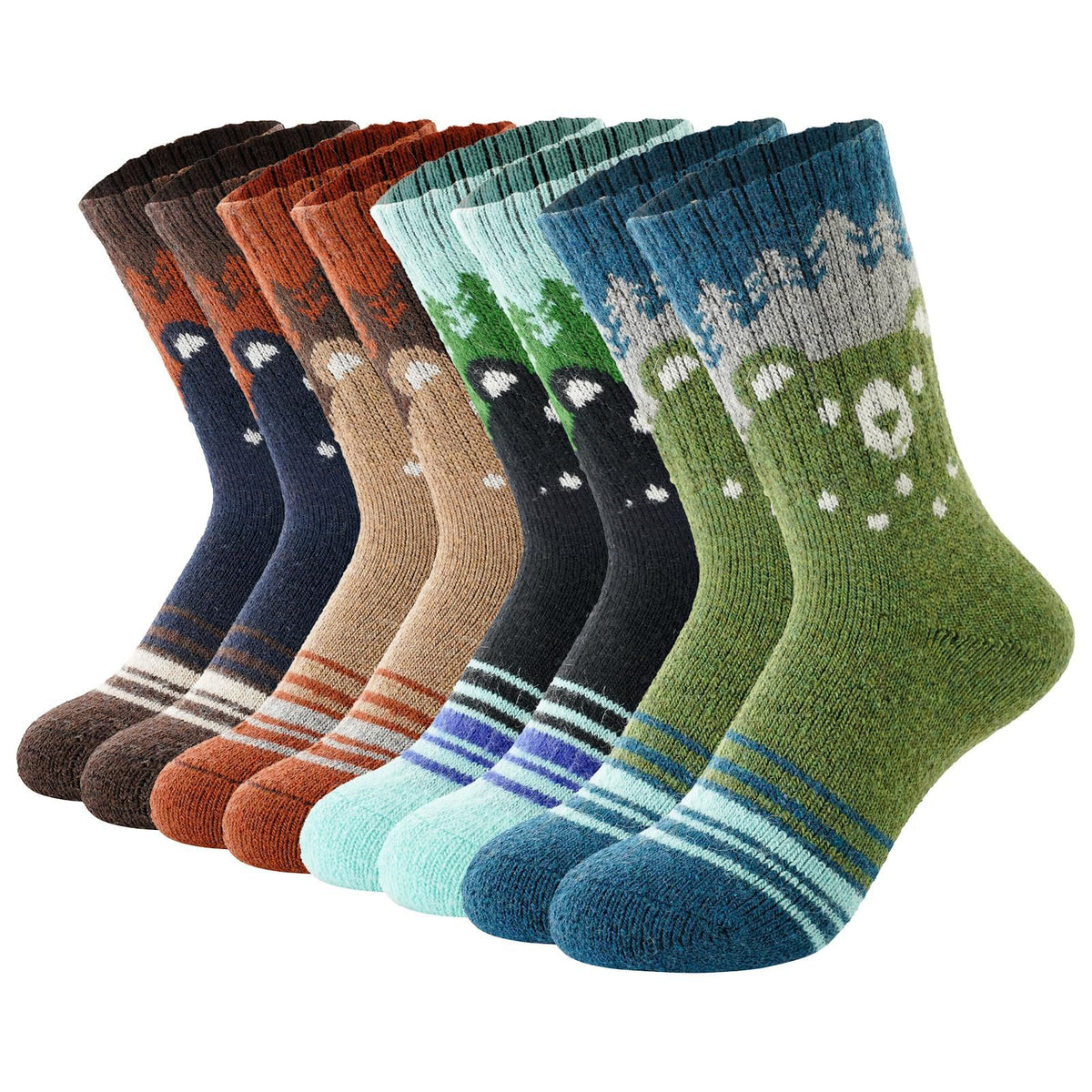 Kids Merino Wool Hiking Socks,Winter Warm Thermal Ski Socks for Boys Girls 🍁 All In One Marketplace Canada
