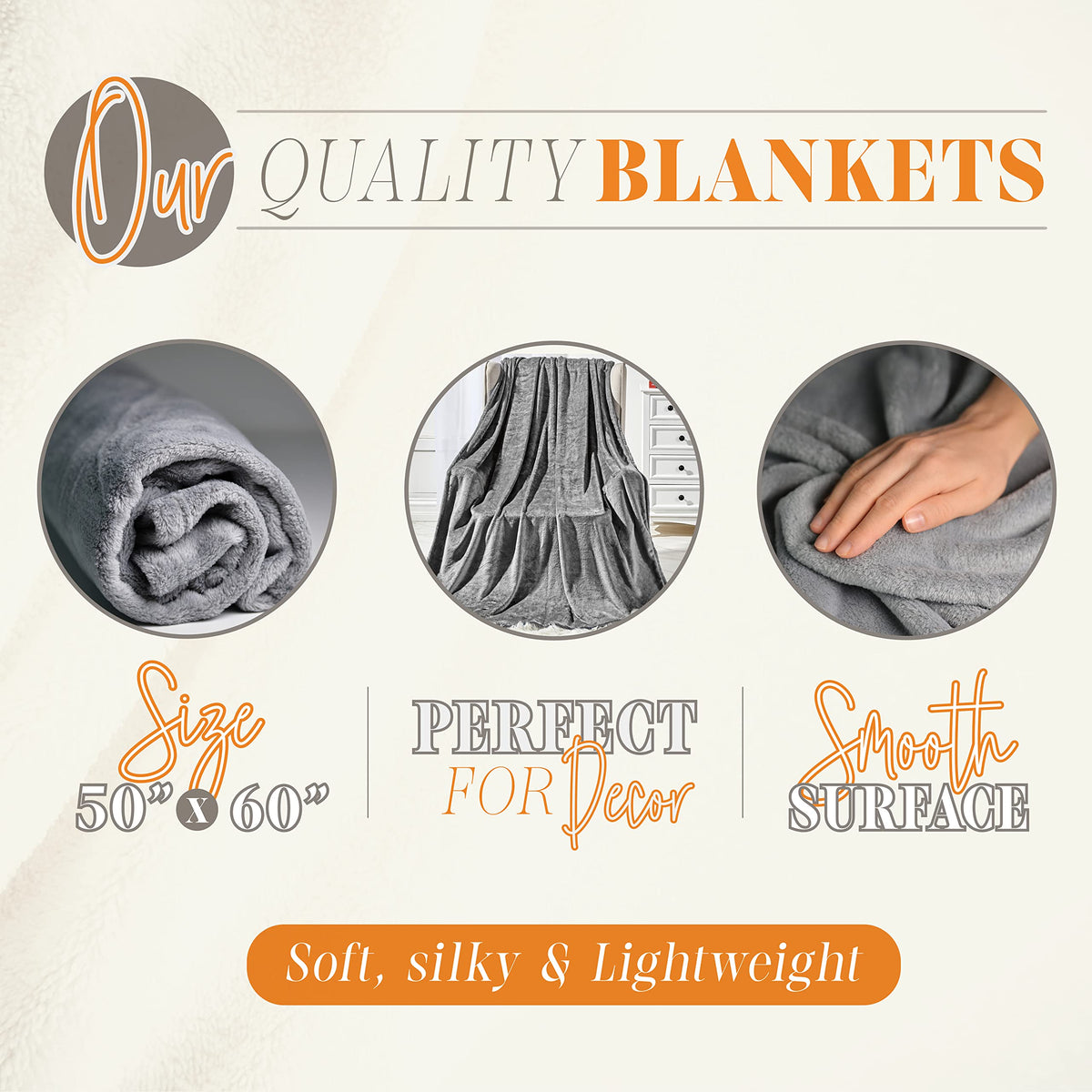 Elegant Comfort Lightweight Throw Blanket- Halloween Themed, Soft, Cozy and Plush- Throw Blankets, Perfect for Lounging This Spooky Season, 50 x 60 inches, Fall Vixen, Throw Blanket