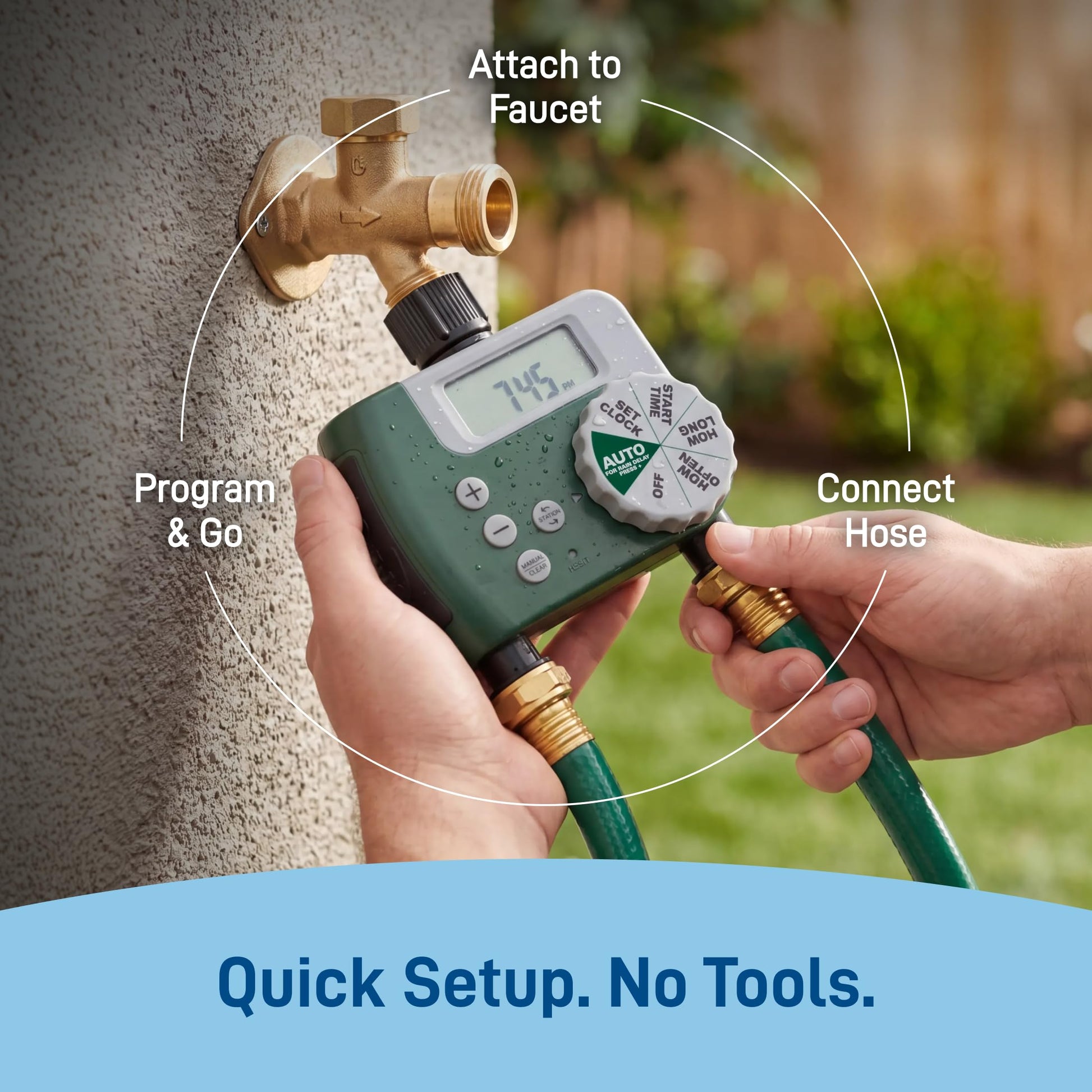 Orbit 58910 2-Outlet Programmable Digital Hose Watering Timer Orbit