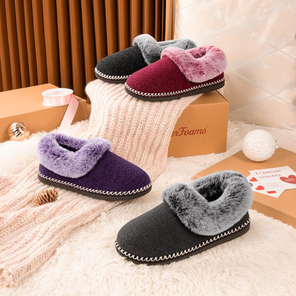 EverFoams Women's Bootie Slippers Memory Foam Purple, Size 9 US 🍁 All In One Marketplace Canada
