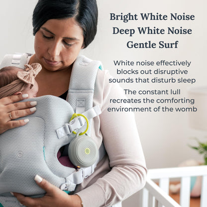 Yogasleep Hushh Portable White Noise Sound Machine For Baby, 3 Soothing Natural Sounds With Volume Control, Compact Size, Noise Canceling For Sleep Aid, Office Privacy, & Meditation, Registry Gift YOGASLEEP