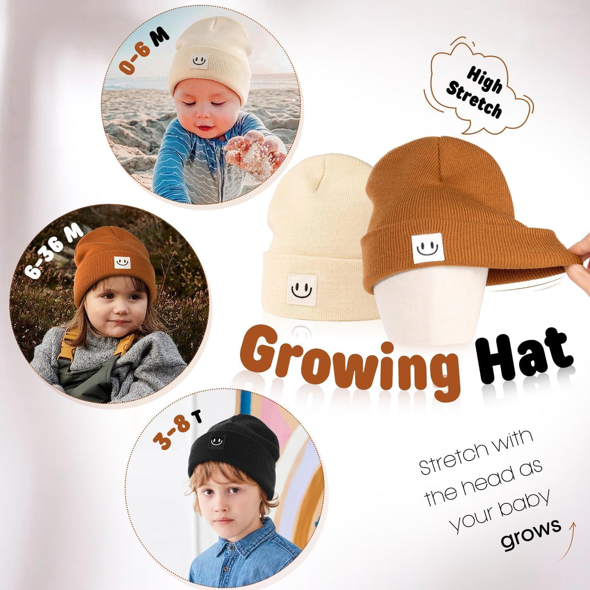 FURTALK Baby Beanie Toddler Winter Hat Boys Girls Kids Warm Knitted Cap 🍁 All In One Marketplace Canada