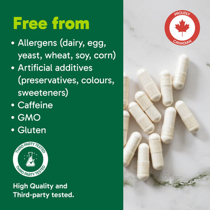 Organika Canadian-Made Liposomal L-Glutathione 500 mg- Supperior Absorption, Potent Antioxidant, Immunity Support, Helps Tissue Repair, Detox - 30vcaps, 30 Day Supply - Available at All In One Marketplace Canada