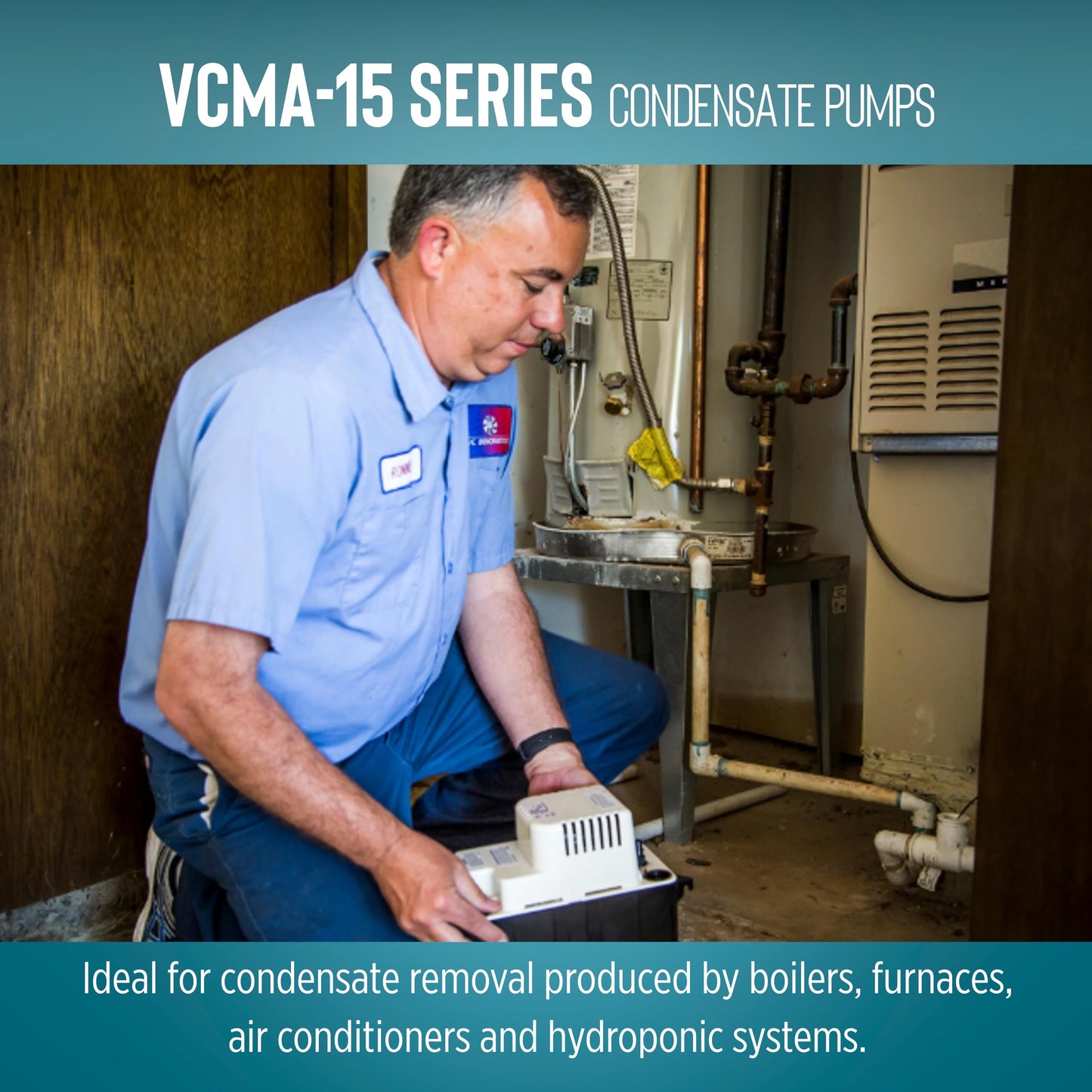 Little Giant VCMA-15ULST 115 Volt, 65 GPH, 1/50 HP Automatic Condensate Removal Pump for HVAC/Refrigeration Systems/Dehumidifiers with Overflow Detection Switch and 20-Foot Tubing, Black/White, 554415 🍁 All In One Marketplace Canada