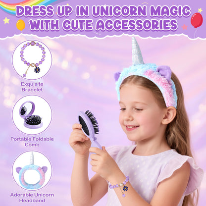 MerriBox Unicorn Gifts for Girls – Unicorn Toys for Girls Age 4 5 6 7 8 9 10 Year Old Girl Gifts, Christmas Birthday Gift for Girl, Daughter, Granddaughter, Niece 🍁 All In One Marketplace Canada