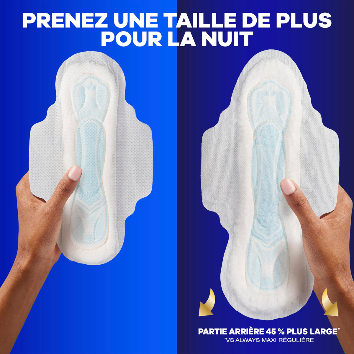 Always, Maxi Pads For Women, Size 4, Overnight Absorbency With Wings, 84 Count (3 Packs of 28 Count)