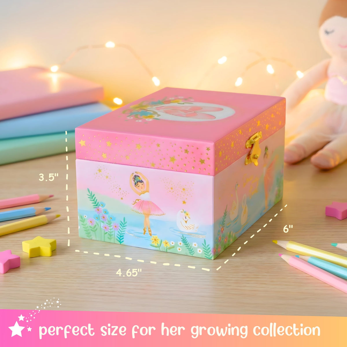 Giggle & Honey® Musical Ballerina Jewelry Box for Girls 🍁 All In One Marketplace Canada