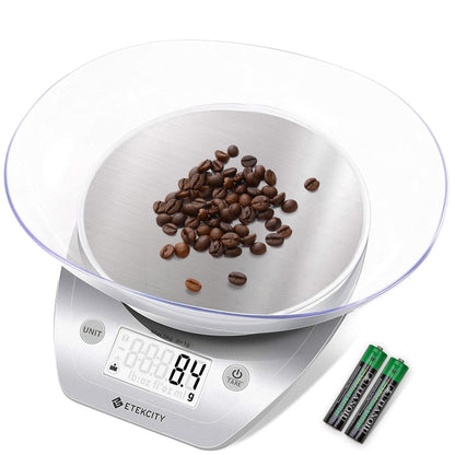 Etekcity 0.1g Food Kitchen Scale with Bowl, Digital Grams and Ounces Etekcity