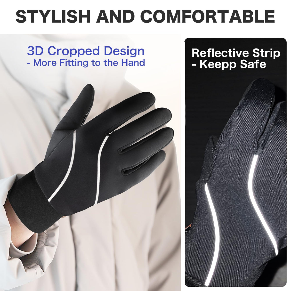 Origem Warm Winter Running Gloves for Men Women, 3M Thinsulate Touch Screen 🍁 All In One Marketplace Canada