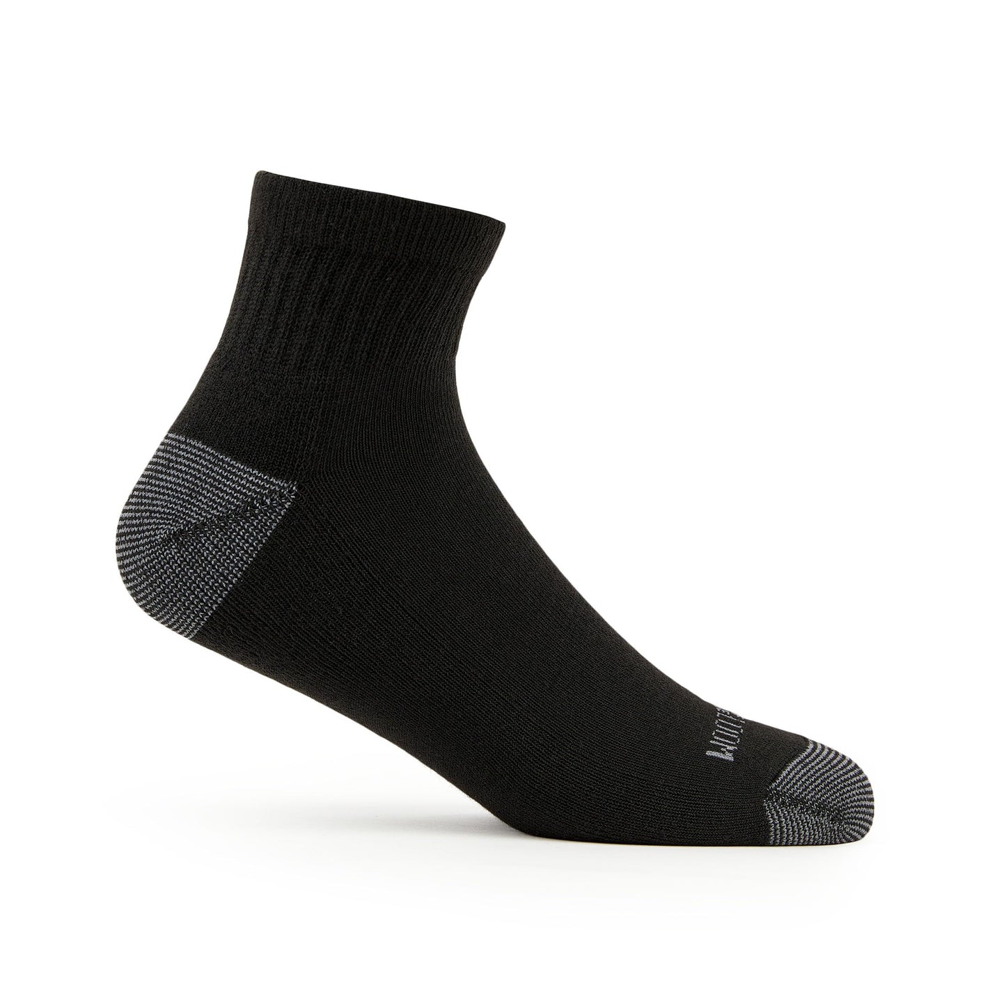 Fruit of the Loom mens 12 Pair Pack Dual Defense Cushioned Casual Sock, Black, 6-12