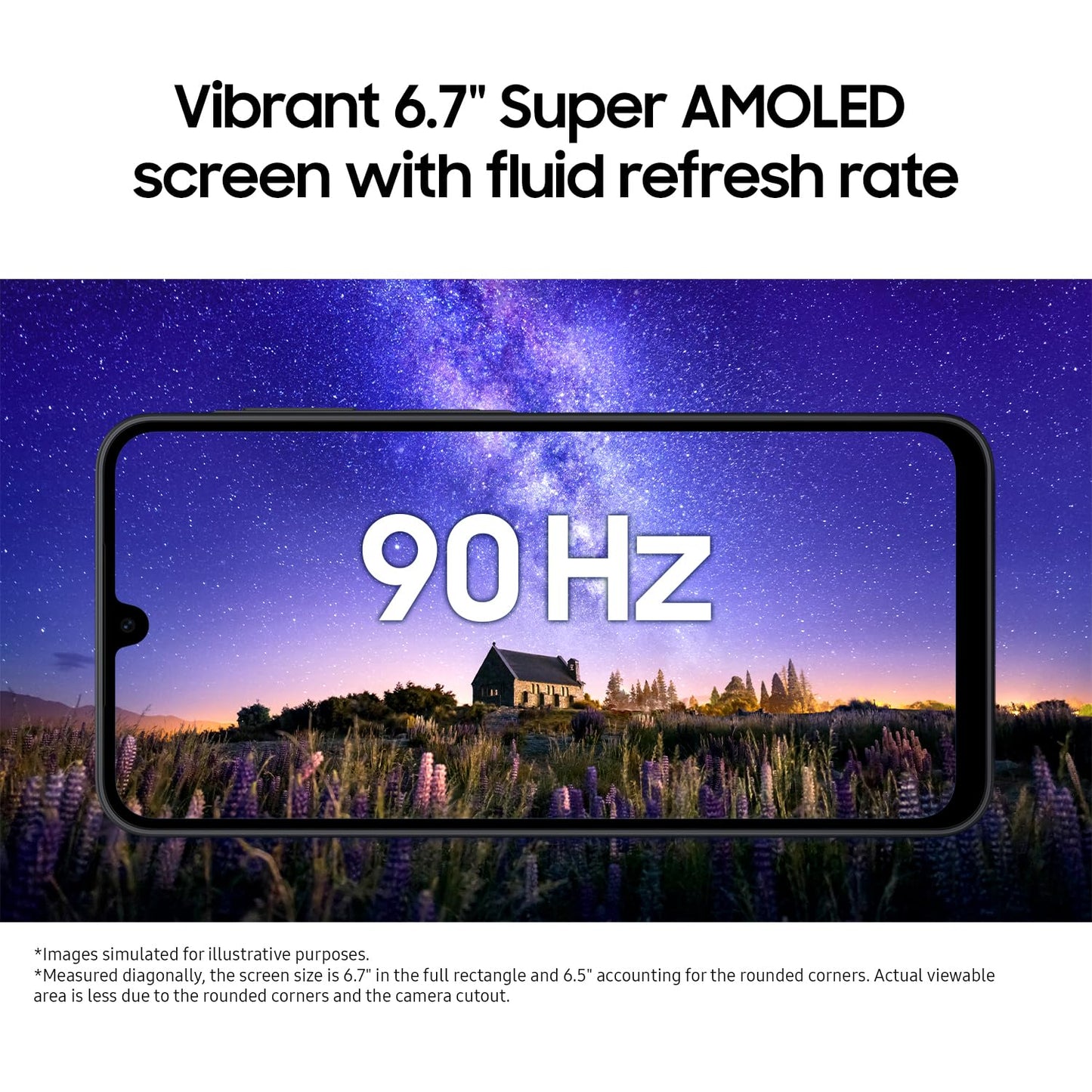Samsung Galaxy A17 5G (CAD Version & Warranty) - 6.7" AMOLED Screen, 128GB, Black, 25W Fast Charging, Android Unlocked Smartphone