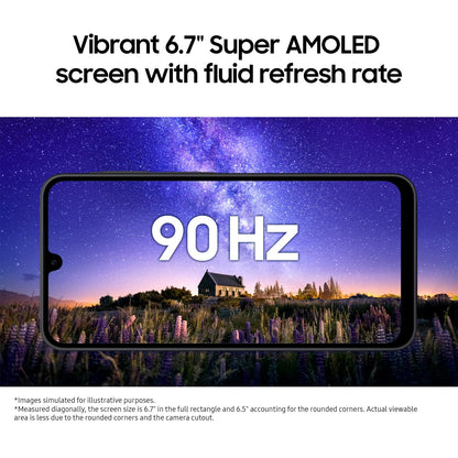 Samsung Galaxy A17 5G (CAD Version & Warranty) - 6.7" AMOLED Screen, 128GB, Black, 25W Fast Charging, Android Unlocked Smartphone