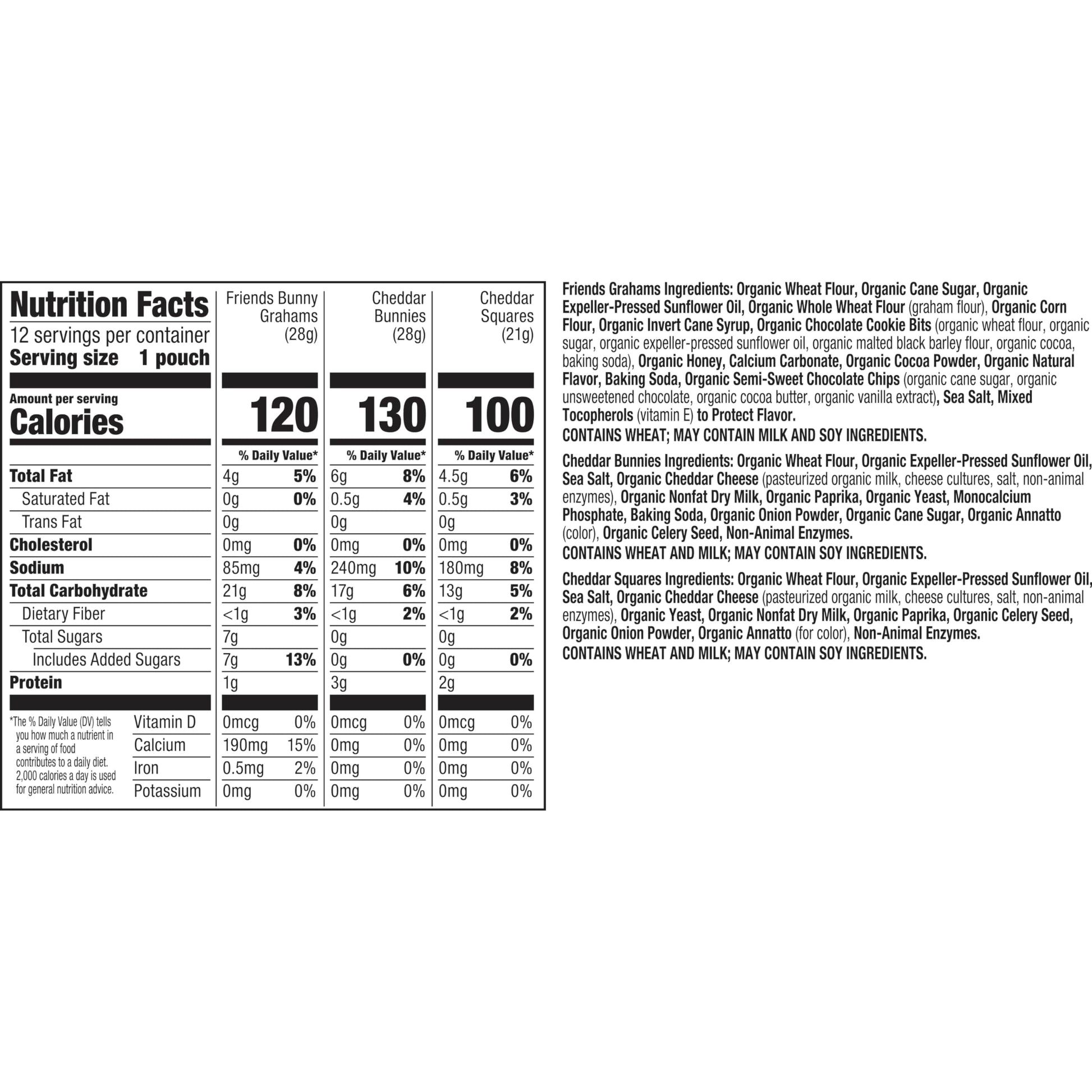 Annie's Homegrown Variety Snack Packs - 12 Count