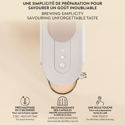 Nespresso Vertuo Up Coffee and Espresso Machine Pearl White