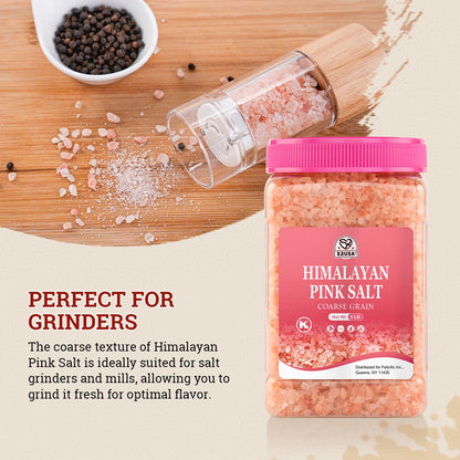 52USA Himalayan Pink Salt Coarse - 5 Pound Bulk, 80+ Minerals, Pure Unrefined