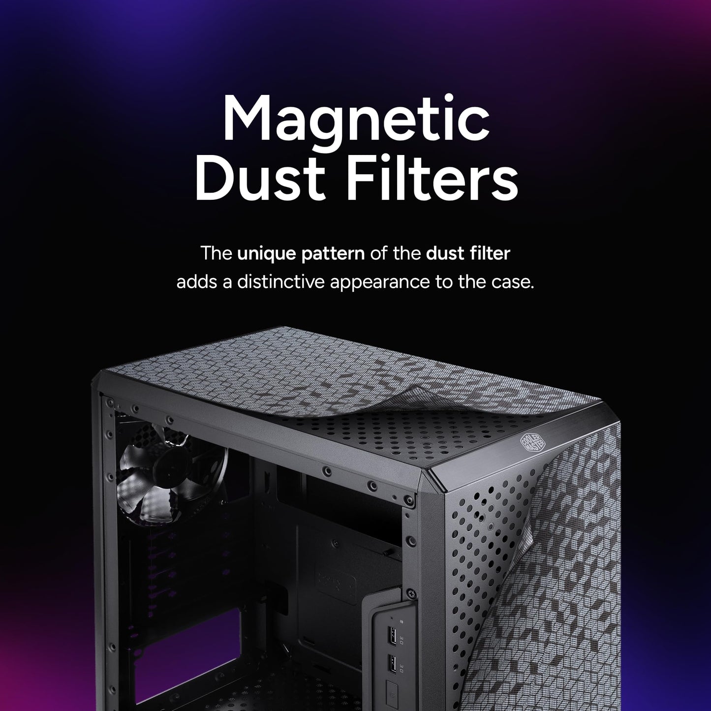 Cooler Master MasterBox Q300L Micro-ATX Tower with Magnetic Design Dust Filter, Transparent Acrylic Side Panel, Adjustable I/O & Fully Ventilated Airflow, Black (MCB-Q300L-KANN-S00) 🍁 All In One Marketplace Canada