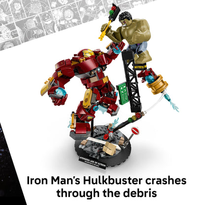 LEGO Marvel Epic Battle: Hulkbuster vs. The Hulk Building Toy for Boys & Girls - Avengers: Age of Ultron Display & Play Set W/2 Minifigures for Kids, Ages 9+ - Gift Idea for Birthdays - 76343 🍁 All In One Marketplace Canada