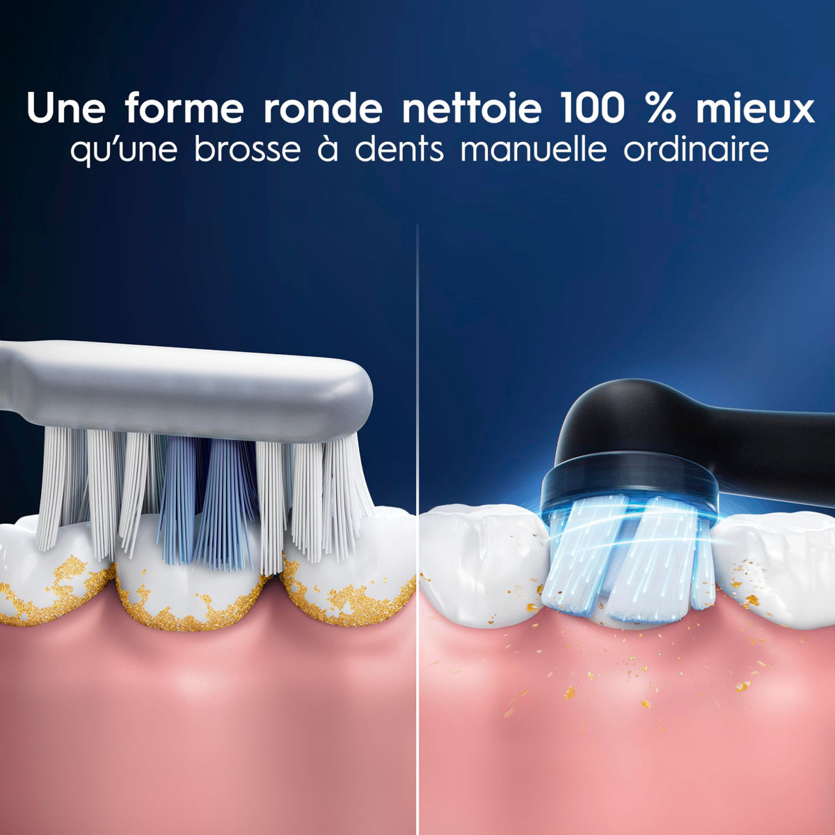 Oral-B iO Genuine Gentle Care Replacement Brush Heads, Black, 2ct Refills, 6 Month Supply, Compatible Exclusively with Oral-B iO Electric Toothbrushes, Not Compatible with any Other Series Including: Pro, Vitality, Smart, or Genius