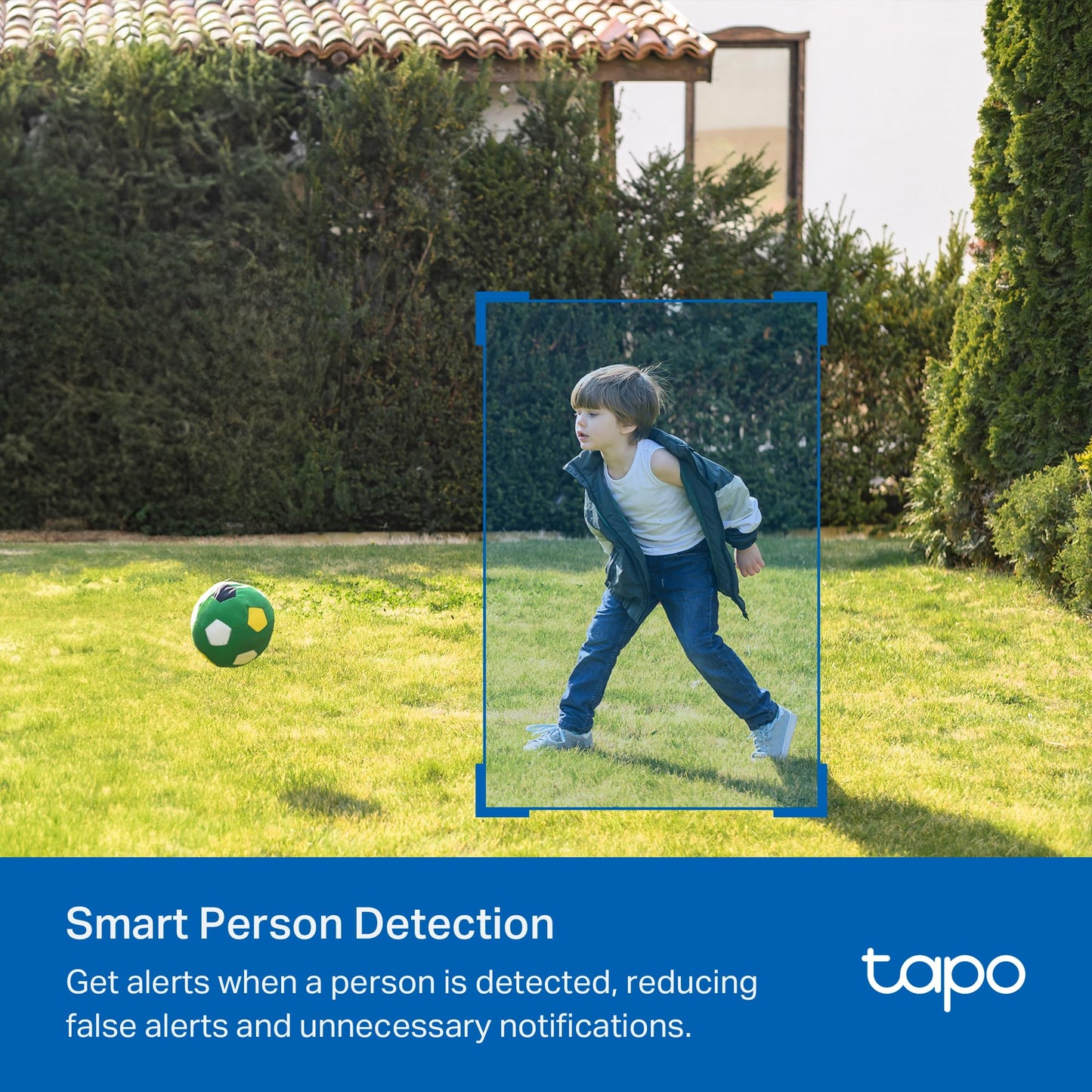 TP-Link Tapo Wire-Free Outdoor 2K Security Camera, 1-6 Months Battery Life, Smart Person and Motion Detection, SD/Cloud Storage, Spotlight Color Night Vision, No Hub Needed (Tapo C410)