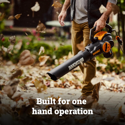 WORX 12 Amp Trivac 3-in-1 Electric Leaf Blower/Mulcher/Yard Vacuum - WG512 Worx