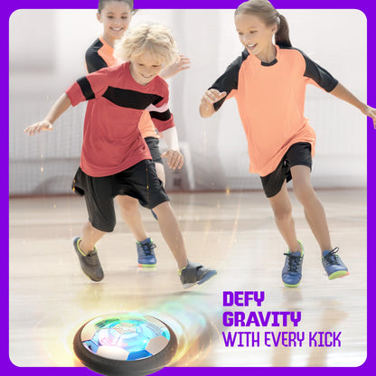 Ninja Blast Hover Soccer Ball for Kids - Boy Birthday Gifts - Indoor Toy Games Gift for Boys Age 6, 7, 8, 9, 10, 11, 12 Year Old - Light-Up Toys Game for Kid - 6-8, 8-12 - Gifts for 8 Year Old Boy