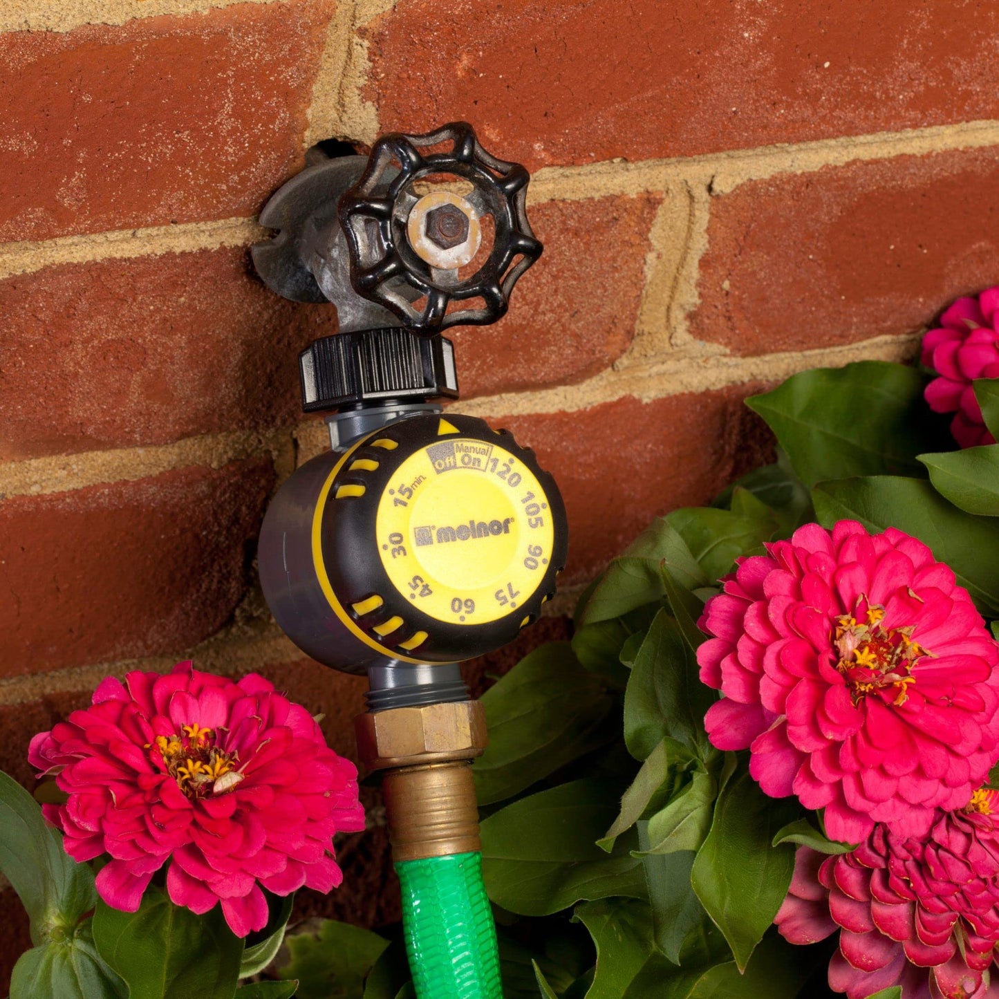 Melnor 65136AMZ Mechanical Timer, Black, Yellow Melnor