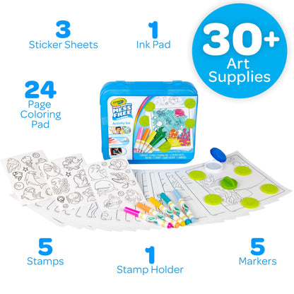 Crayola Color Wonder Mess Free Coloring Activity Set (30+ Pcs), Travel Art Kit, Gift for Kids & Toddlers, Ages 3+