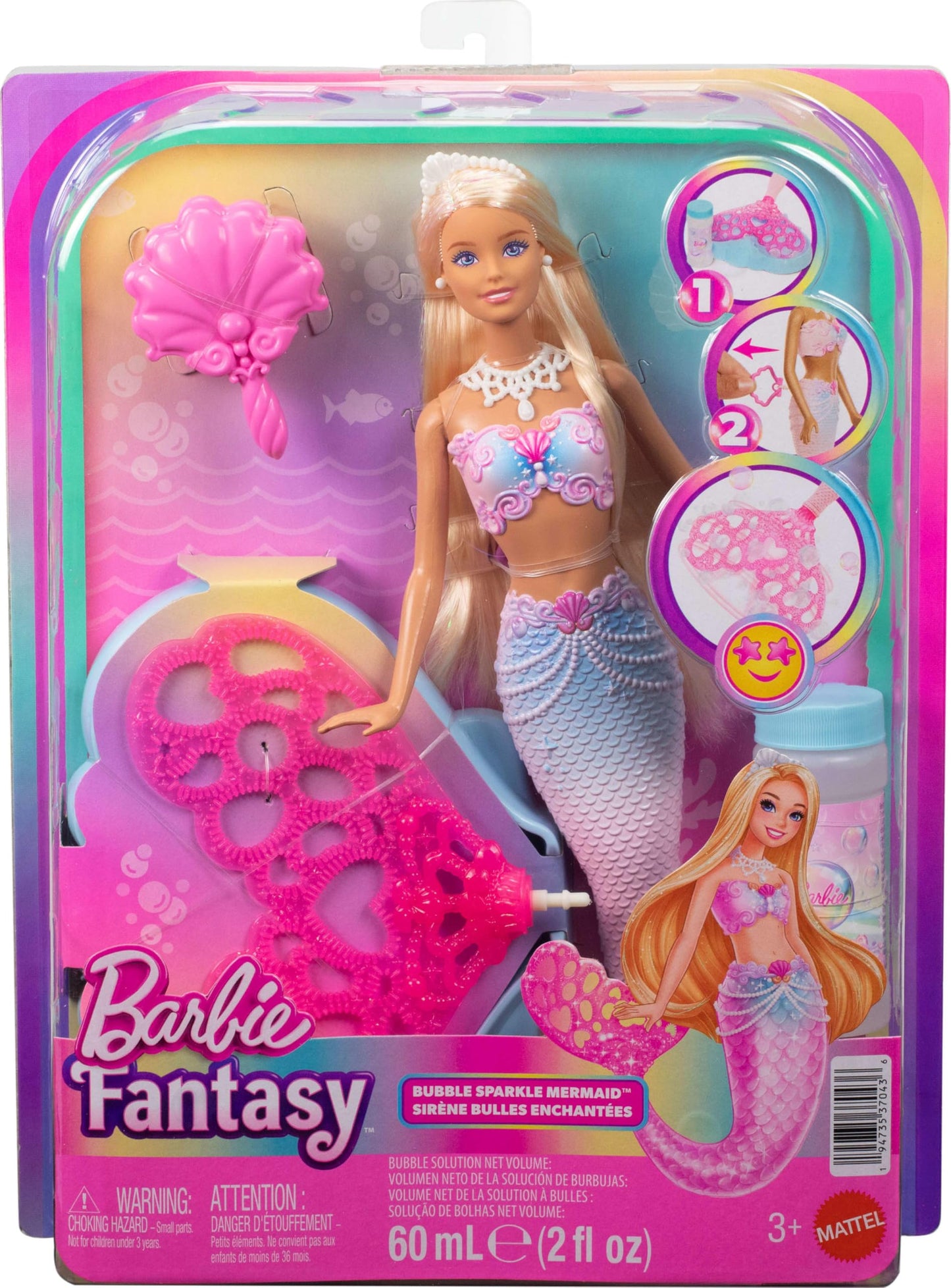 Barbie Bubble Sparkle Mermaid Doll Including Color Streaked Hair 🍁 All In One Marketplace Canada