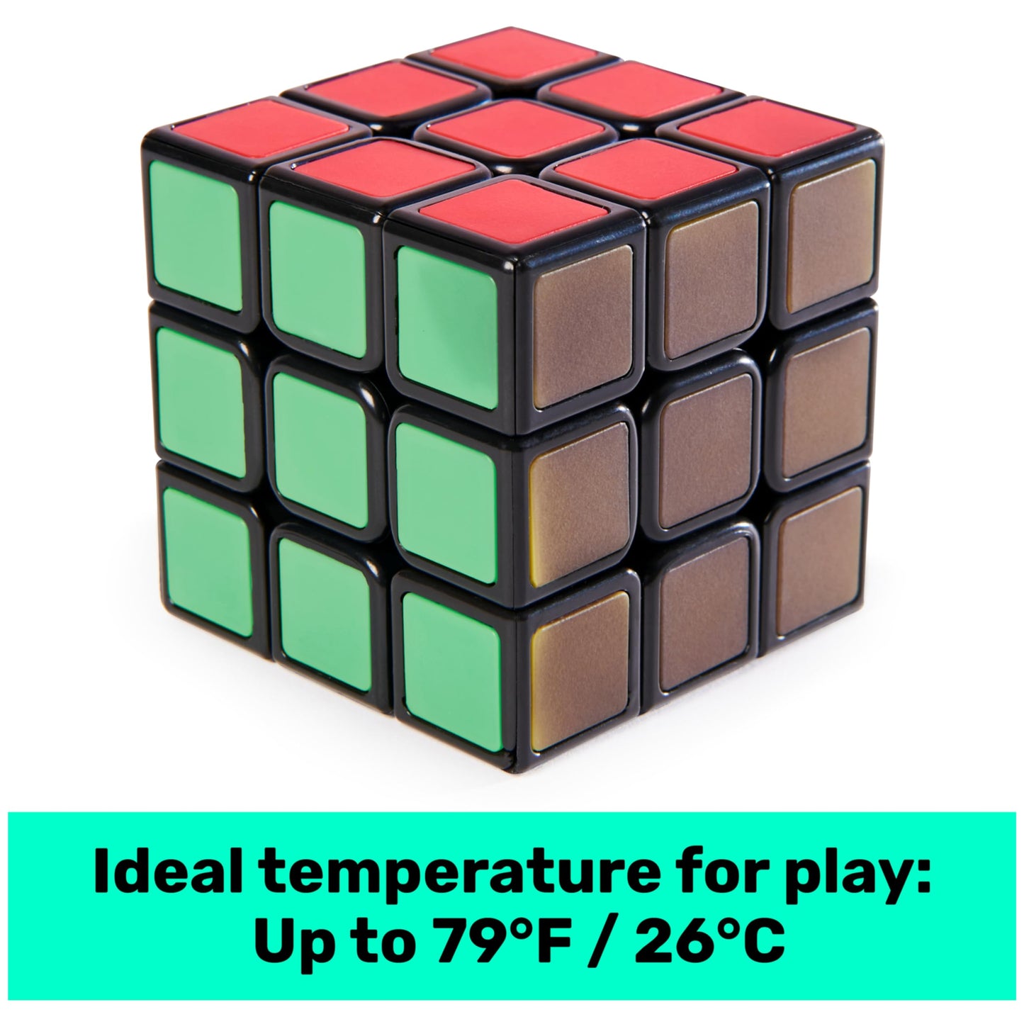 Rubik's Cube Phantom Heat-Activated Puzzle Cube & Brain Teaser Fidget Toy