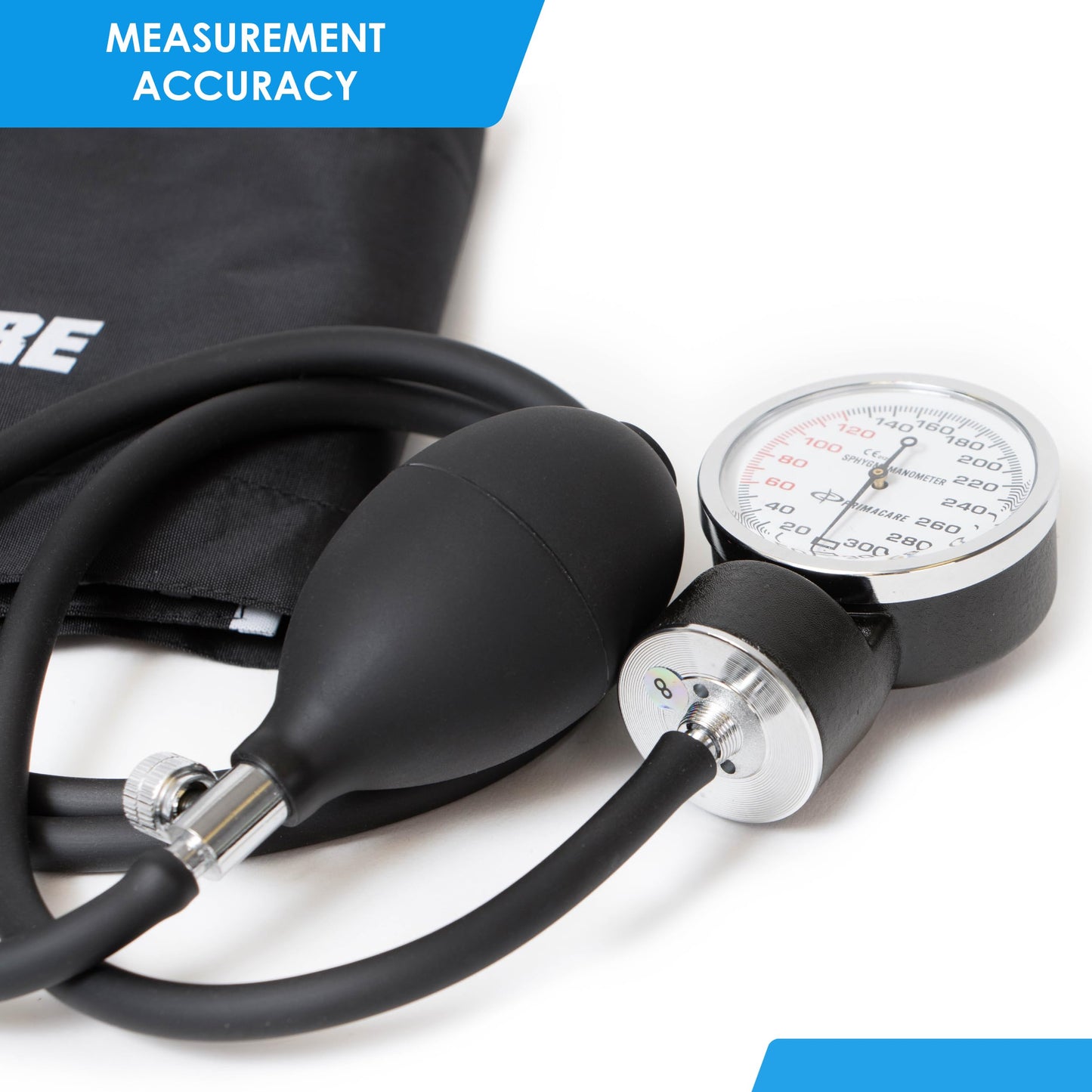 PrimaCare DS-9192 Classic Series Adult Size Professional Blood Pressure Kit with Aneroid Sphygmomanometer, Latex-Free, Inflation System 🍁 All In One Marketplace Canada