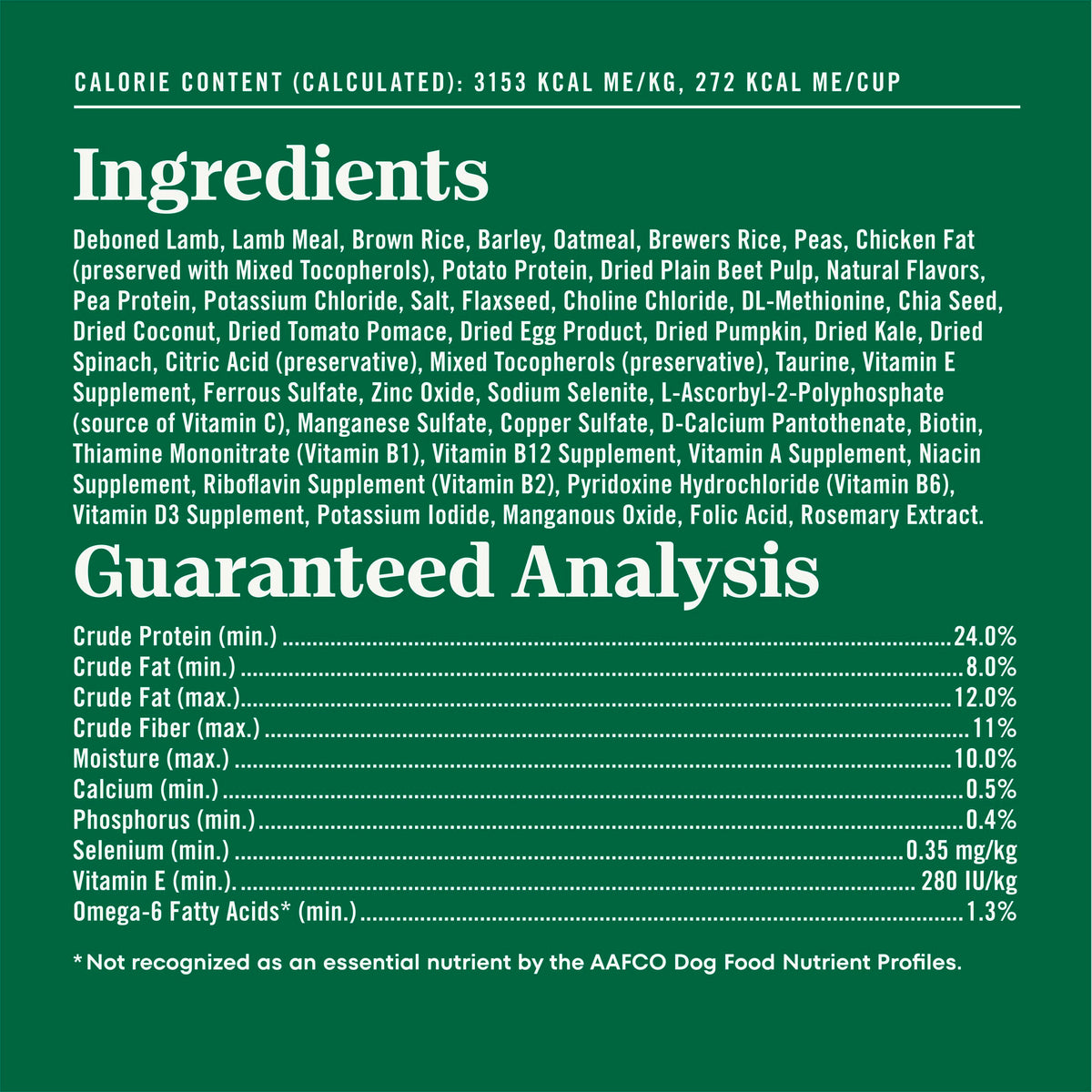 Nutro Natural Choice Adult Dry Dog Food, Lamb Flavour, 13.6kg