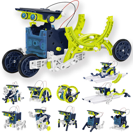12-in-1 Solar Robot Kit STEM Gift Toys for Boys Aged 8-13, 190 PCS DlY Science Building Experiments Set,Educational Robotic Toys for 8 9 10 11 12 13 Year Old Boy Girl Gift Ideas On Christmas Birthday 🍁 All In One Marketplace Canada