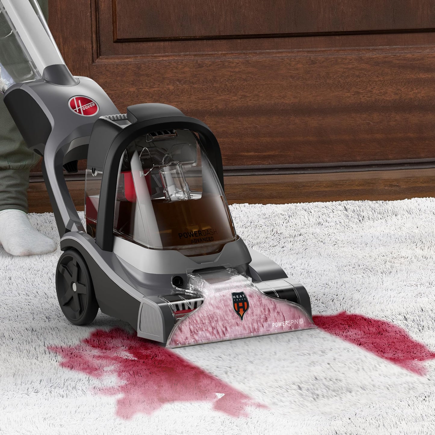 Hoover Oxy Carpet Cleaner Solution,128 oz. Ocean Breeze Scent, Deep Cleaning Carpet Shampoo Solution, Removes Tough Colored Stains from Carpet and Upholstery, Pair with Hoover Carpet Cleaner Machine 🍁 All In One Marketplace Canada