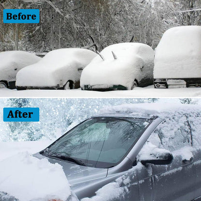 Car Windshield Snow Cover for Ice and Snow 80 * 51 inch Large Winter Frost Guard Thickness Ice Snow Protector Covers with Side Mirrors Covers Waterproof Windproof Dust Cover in All Weather XL 🍁 All In One Marketplace Canada
