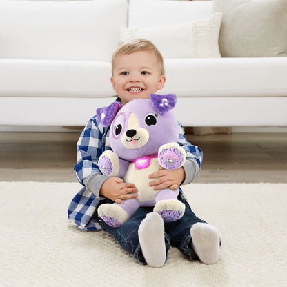 LeapFrog My Pal Violet Smarty Paws, Infant Plush Toy with Personalization, Music and lullabies, Learning Content for Baby to Toddler, English Version LeapFrog
