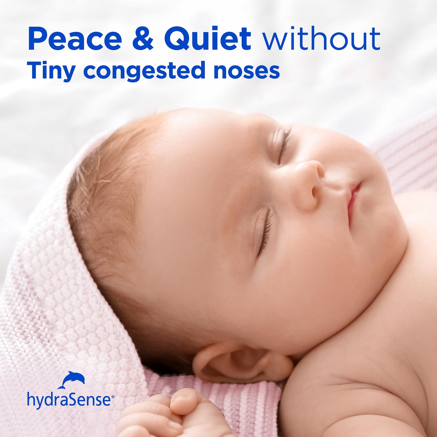 hydraSense Baby Nasal Aspirator, Baby Nasal Care, Gently Relieves Congestion in Babies, Non-medicated, With 100% Natural Source Seawater, Preservative-Free, 1 Kit