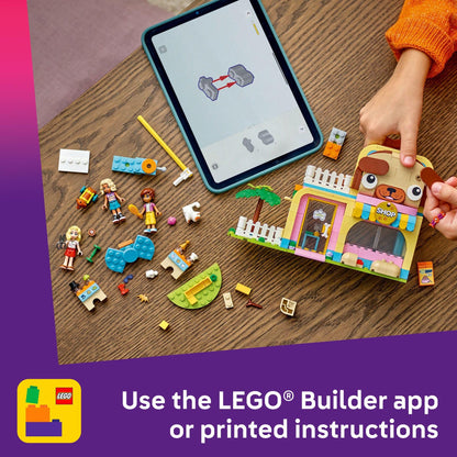 LEGO Friends Pet Accessories Shop Pretend Play Set - Building Toy for Kids, Girls and Boys, Ages 6+ - with 3 Minidolls, Toy Dog, Cat, & Rabbit - Gift Idea for Ramadan - 42650